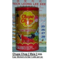 [ 100sticks ] Chupa Chops [Msia] With Expiry Date & Bar Code per pc [ Halal ]