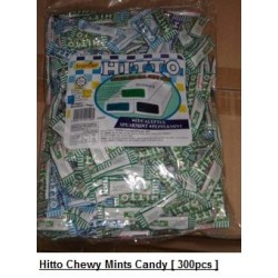 [ 300pcs ] Hitto Chewy Candy [Mint] Halal