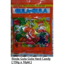 [ 150g x 10pkts ] Rinda Gula-Gula Hard Candy [ Halal ]