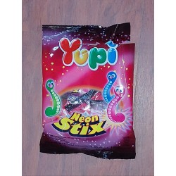 [ 120g x 6 packs ] Yupi Neon Worm [ Est. 10 small Sachets per pack ]