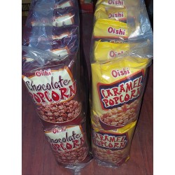 [ 60g x 10 packs ] Oishi PopCorn [ Caramel / Chocolate ]